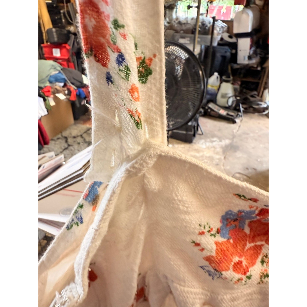Women's Meadow Rue Dress Size 12 White Floral - Picture 7 of 15